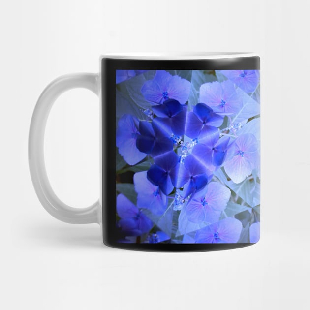 Kaleidoscope Royal Ocean Blue Flower by Kaleidoscope Therapy